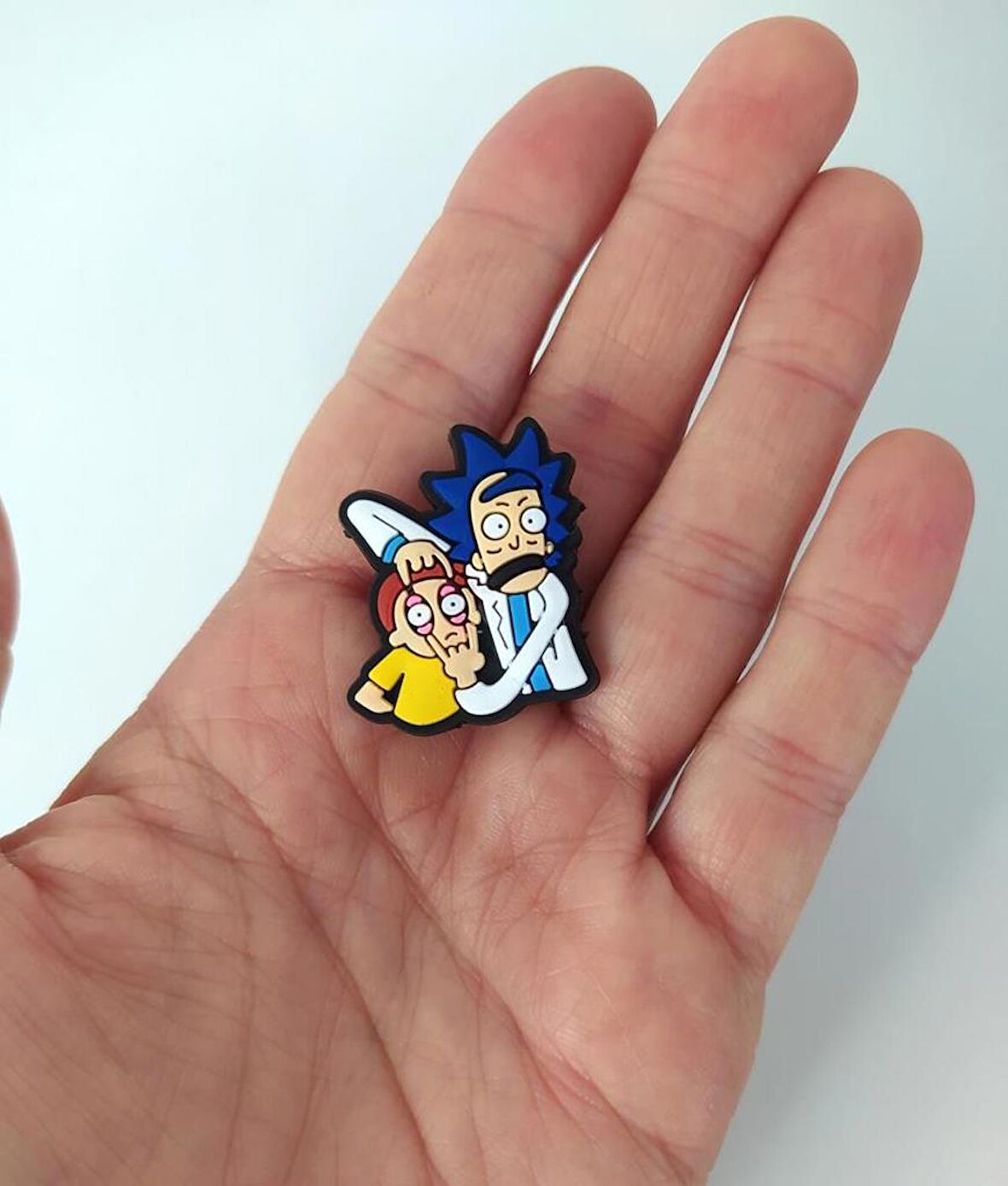 Terlik Ayakkabı Sandalet Süsü Rich And Morty 1 Adet Silikon Kız Erkek Aksesuar Hediye  