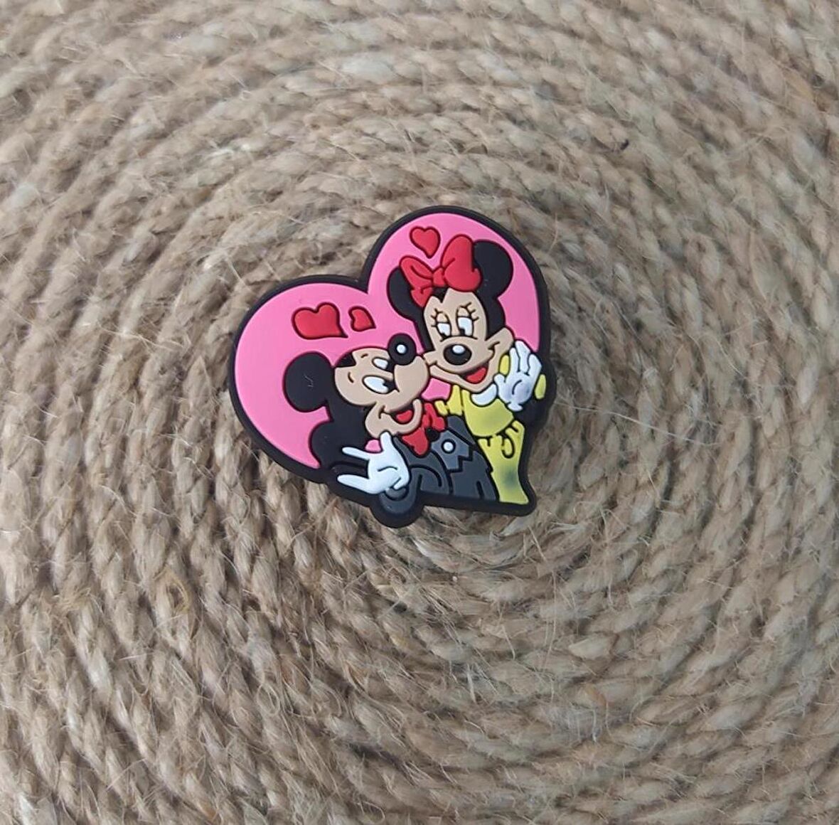 Terlik Ayakkabı Sandalet Tokası Silikon Mickey Mouse Terlik Süsü Aksesuar