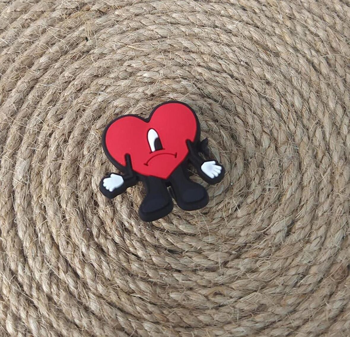 Terlik Ayakkabı Sandalet Tokası Silikon Kötü Bunny Terlik Süsü Aksesuar