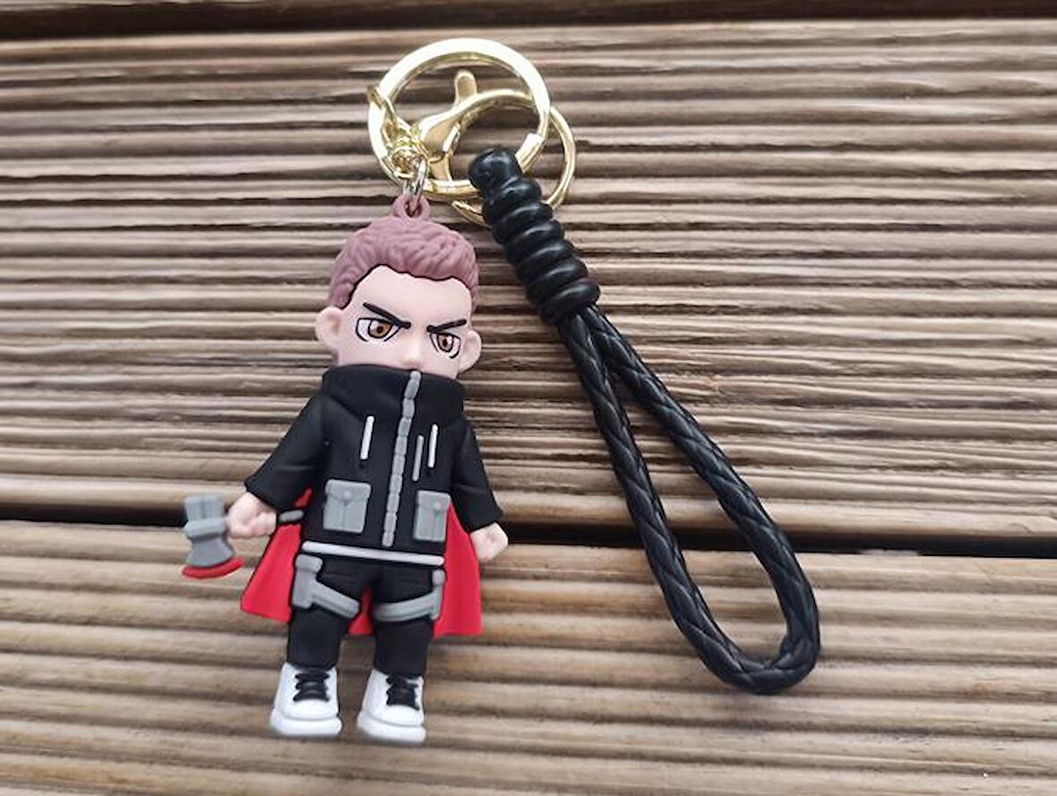 Anahtarlık Thor Marvel Silikon Anahtarlık Çanta Süsü Karakter Figür Oyuncak 15219