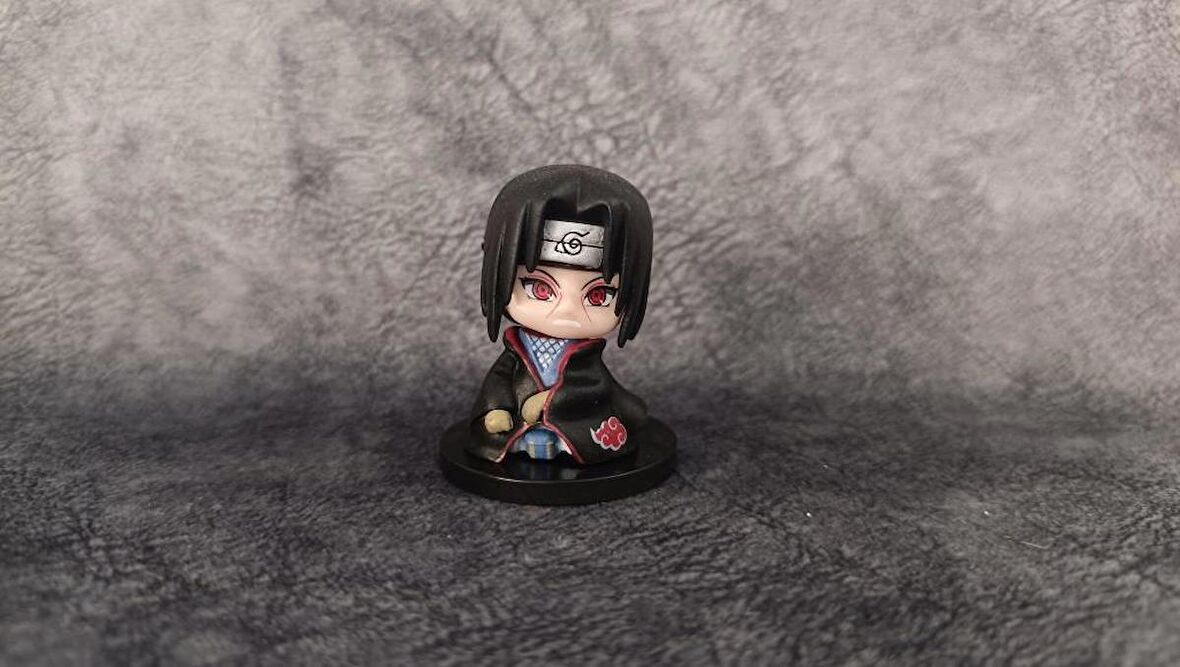 Anime Figür Naruto Itachi Uchiha 6 cm Karakter Mini Figür Oyuncak Biblo 