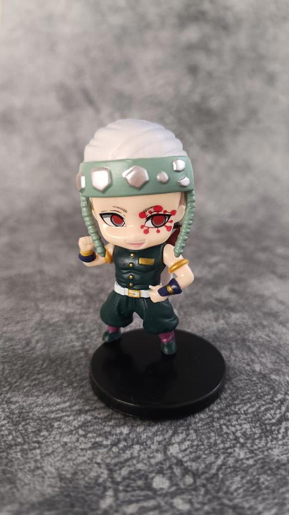 Anime Figür Demon Slayer Tengen Uzui 7 cm Karakter Figür Oyuncak Biblo 