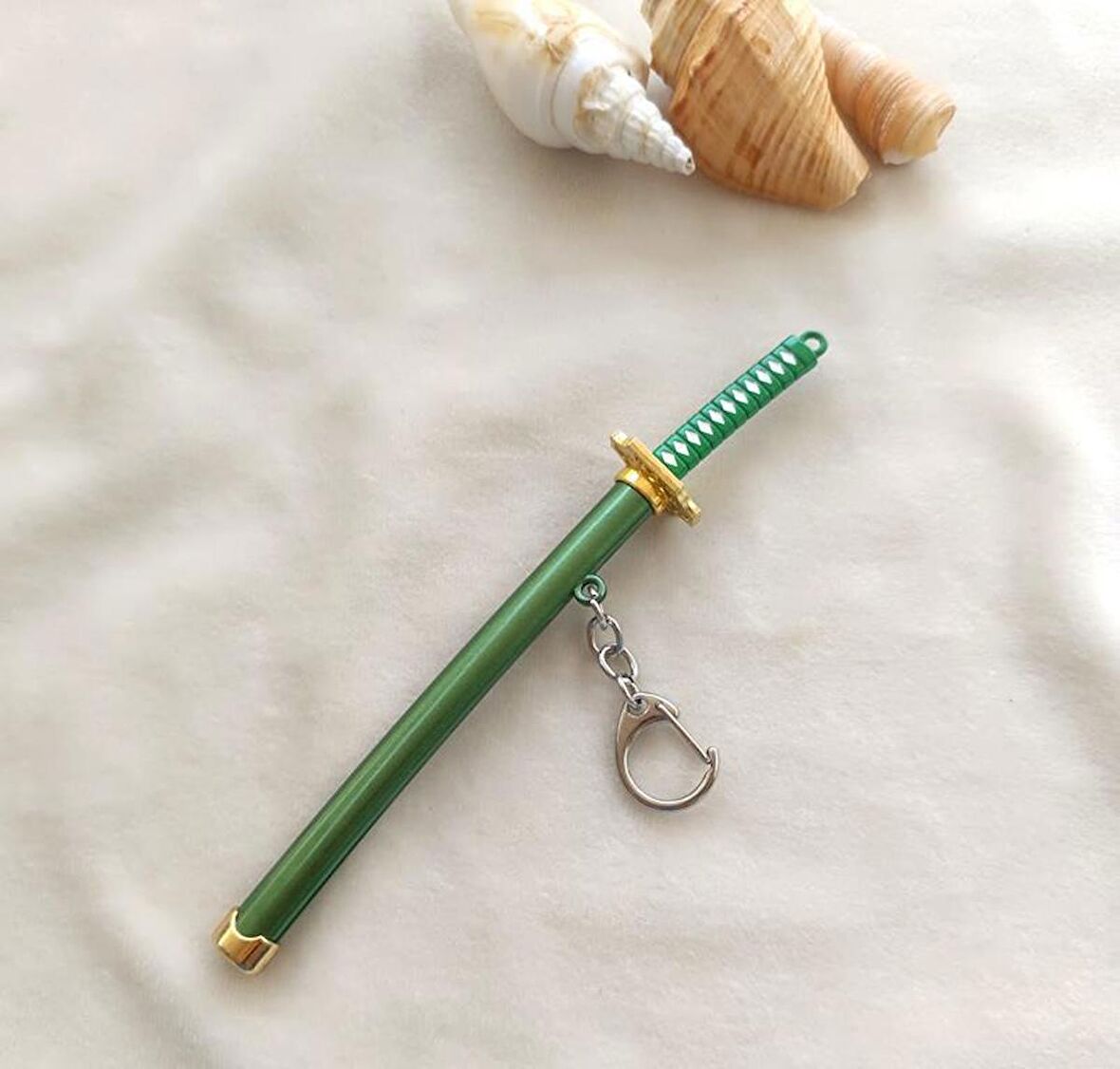 Anahtarlık Anime One Piece Zoro Kılıç Katana Anahtarlık Aksesuar Çanta Süsü