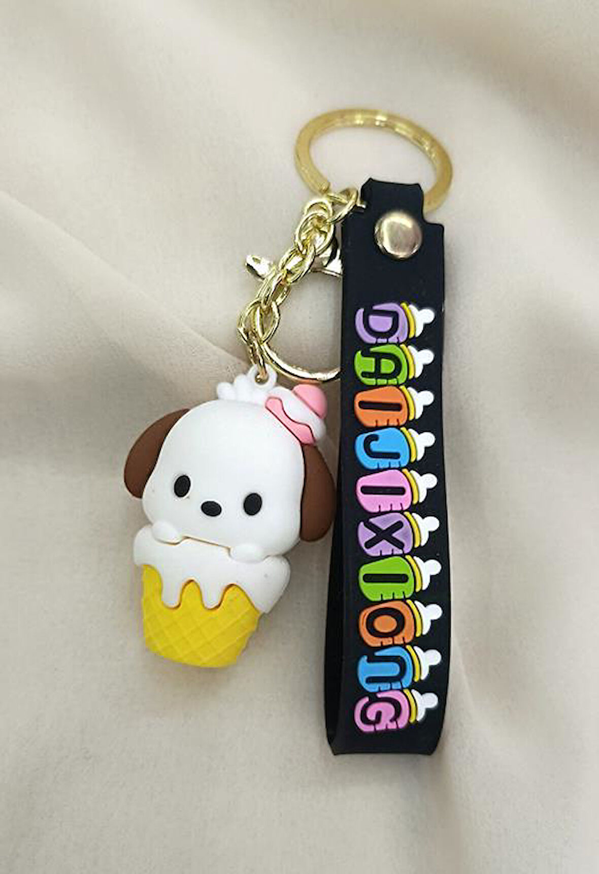 Anahtarlık Köpek Biberon Külah Dondurma Araba Çanta Cüzdan Süsü