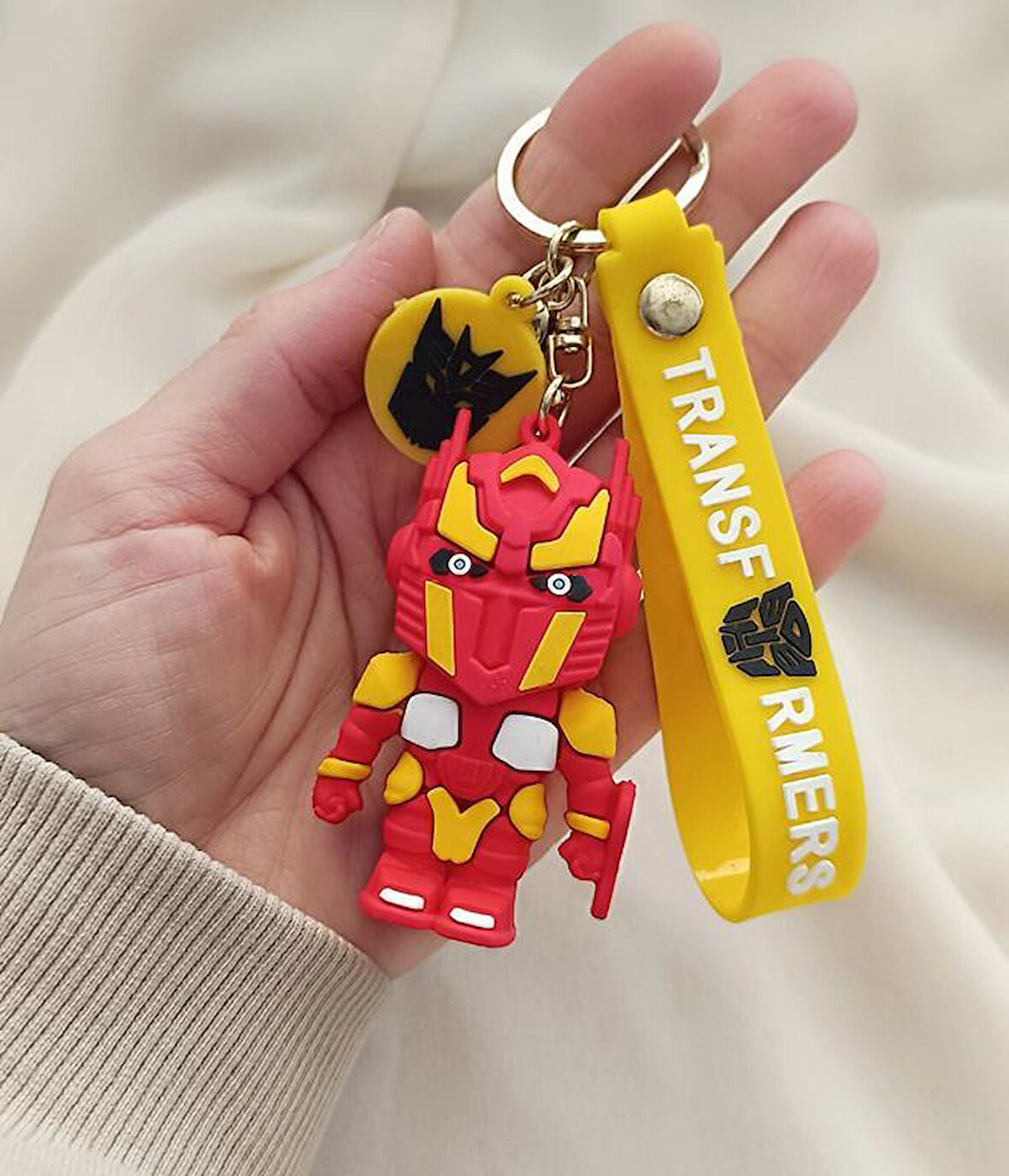 Anahtarlık Transformers İron Man Karakter Fiğür Araba Çanta Süsü Aksesuarları