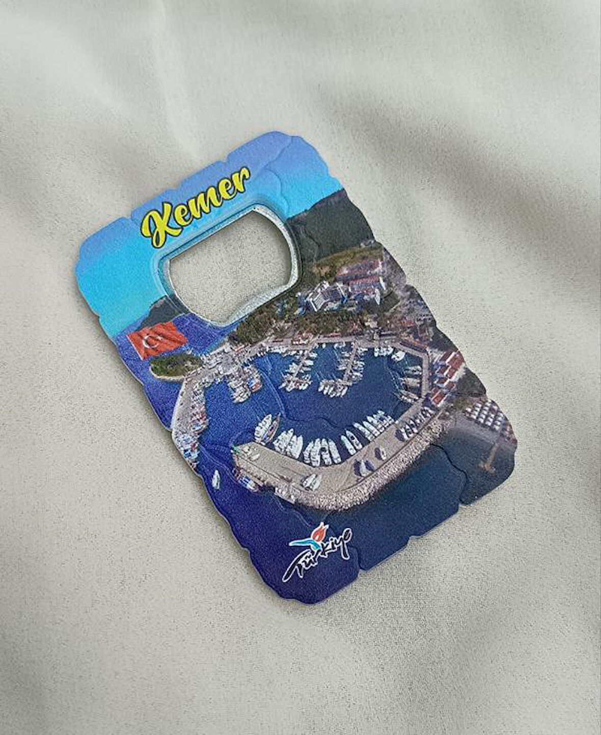 Magnet Açacak Gazoz Şişe Açacağı Mıknatıslı Buzdolabı Süsü Bayrak Deniz  