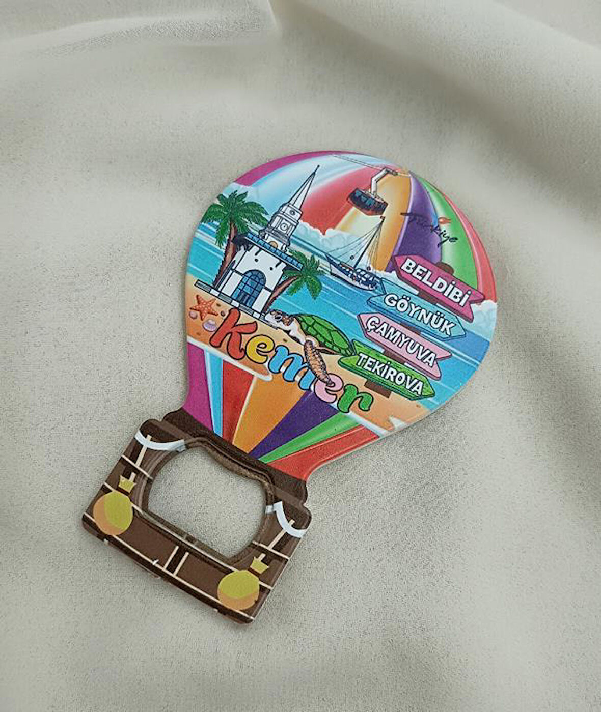 Magnet Açacak Gazoz Şişe Açacağı Mıknatıslı Buzdolabı Süsü Balon Kaplumbağa Gemi Deniz   