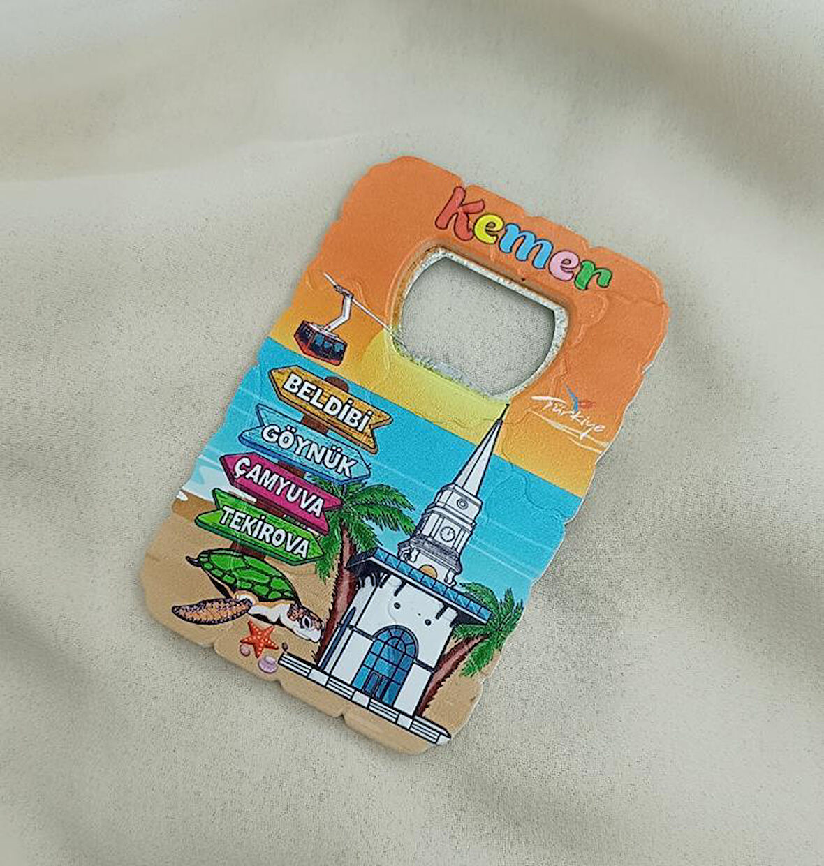 Magnet Açacak Gazoz Şişe Açacağı Mıknatıslı Buzdolabı Süsü Turizm Antalya Görselli 
