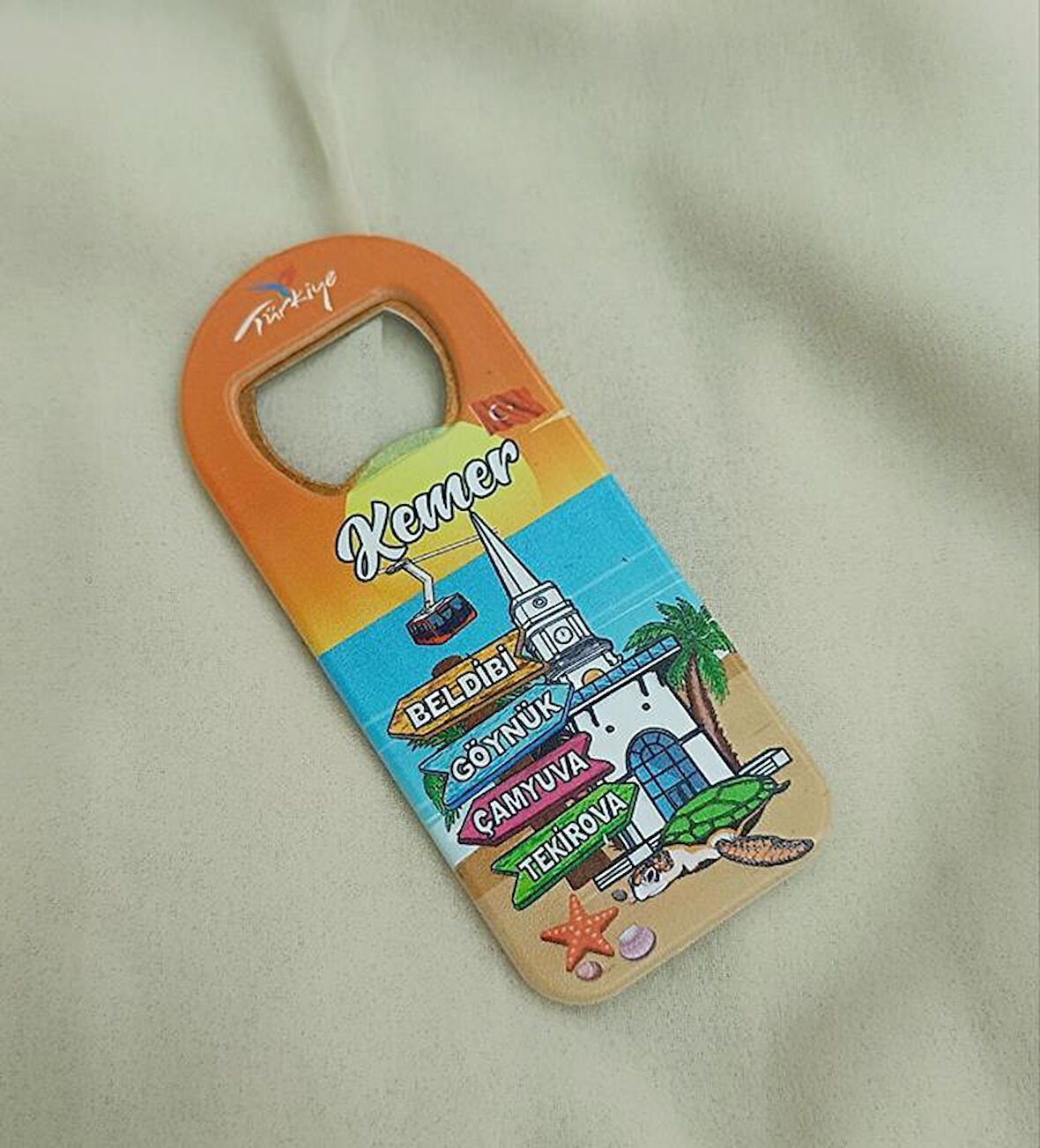 Magnet Açacak Gazoz Şişe Açacağı Mıknatıslı Buzdolabı Süsü Turizm Antalya Görselli 