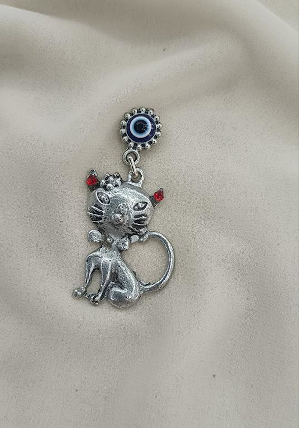 Magnet Kedi Metal Buzdolabı Süsü Mıknatıslı Mağnet  