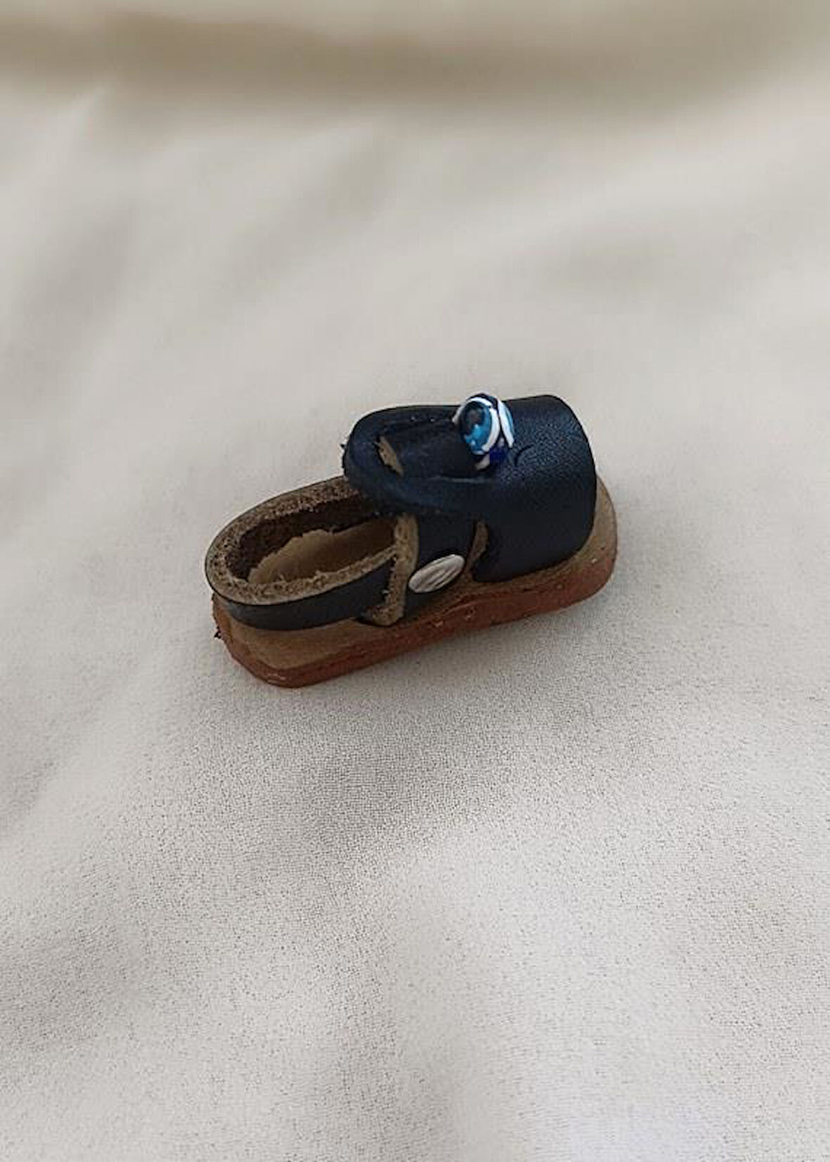 Magnet Deri Sandalet Terlik Mıknatıslı Magnet Buzdolabı Süsü