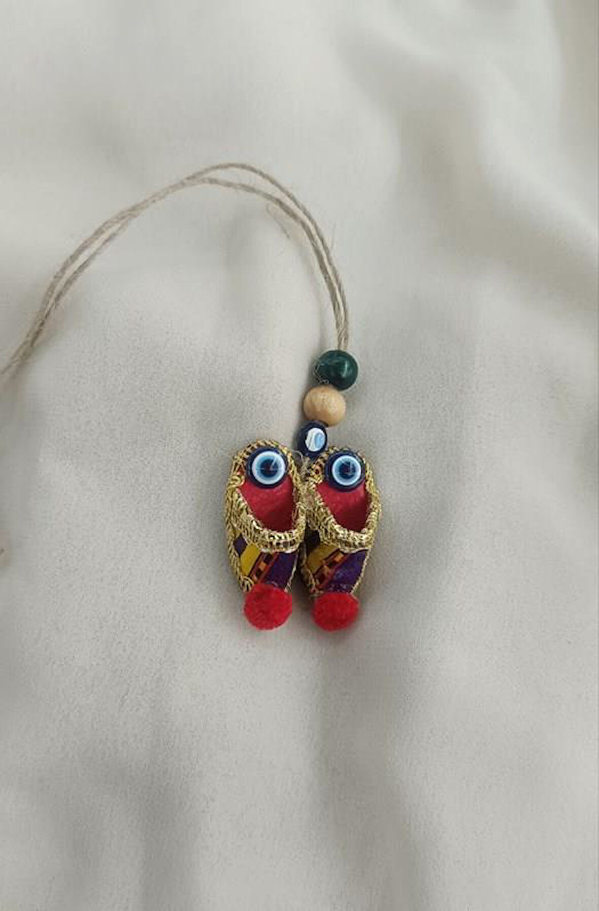 Araba Dikiz Ayna Duvar Kapı Süsü Çarık Otantik Ağaç Balkon Teras Nazar Boncuklu Düğün Nişan Kına Özel Gün Kötü Göz Nazar Boncuklu  