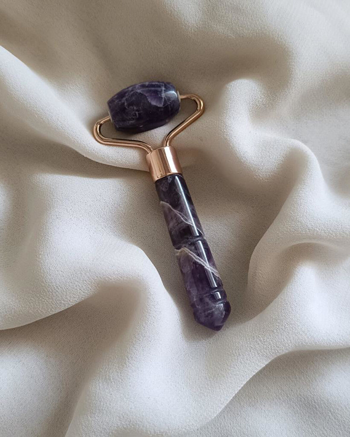 Roller Ametis Doğal Taş Yüz  Masaj Aleti Taşı Roller Jade Roller