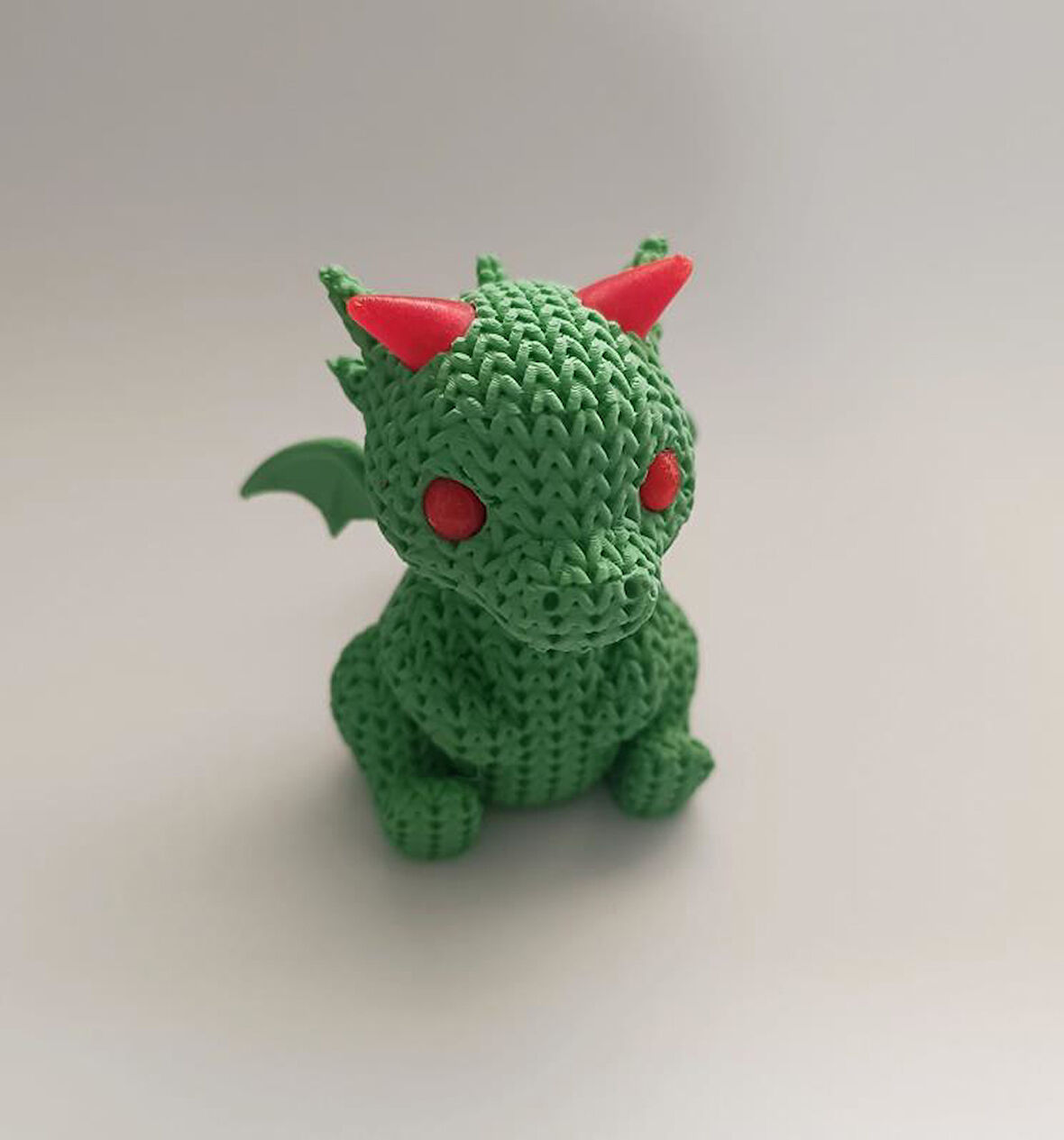 Ejderha 3D Örgü Desen Masa Araba Aksesuarı 7 cm Oyuncak Karakter Figür