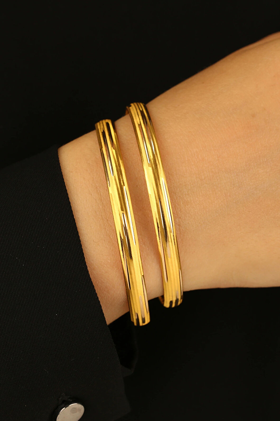 2'li Hediyelik Altın Bilezik