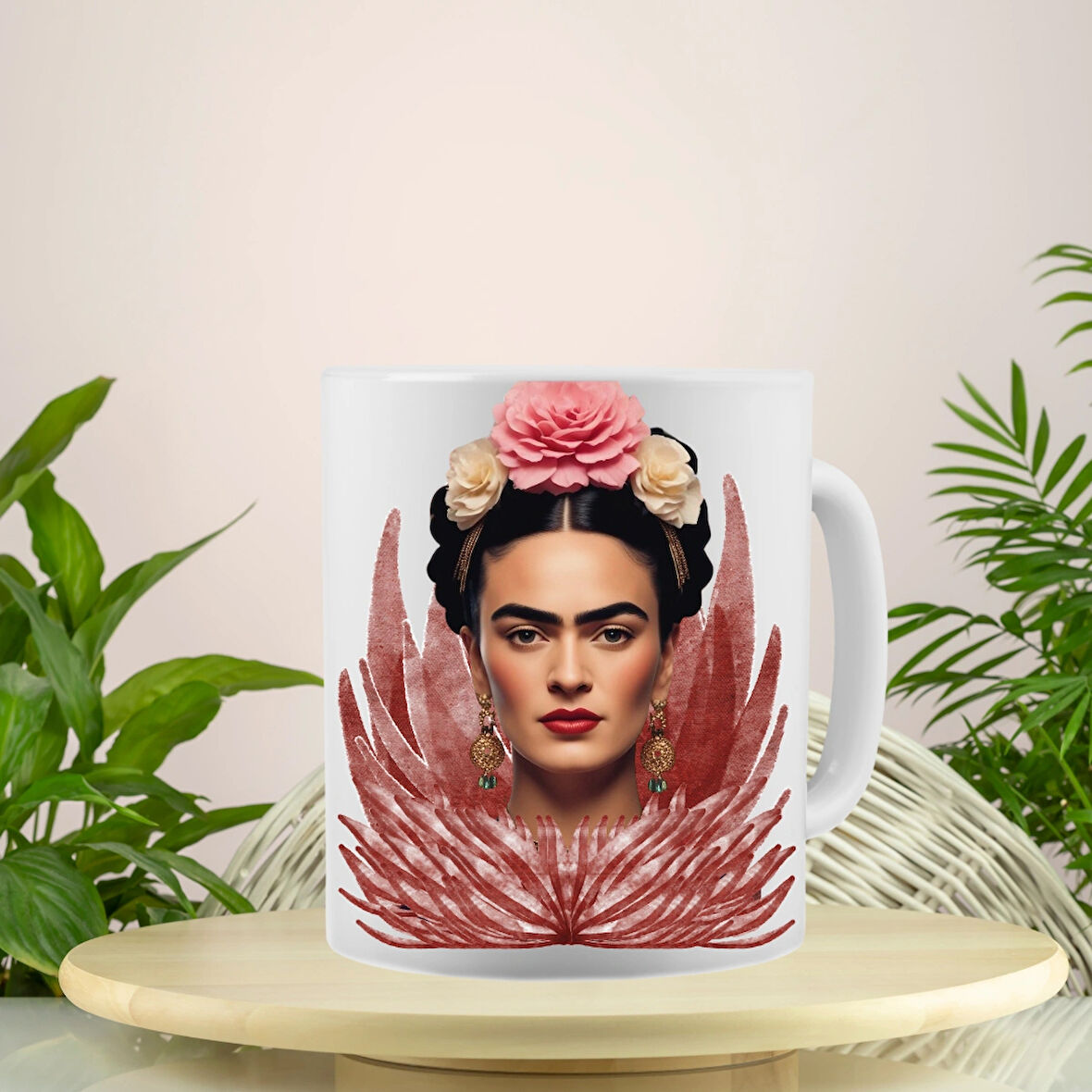 Frida Kahlo Baskılı Kupa Bardak