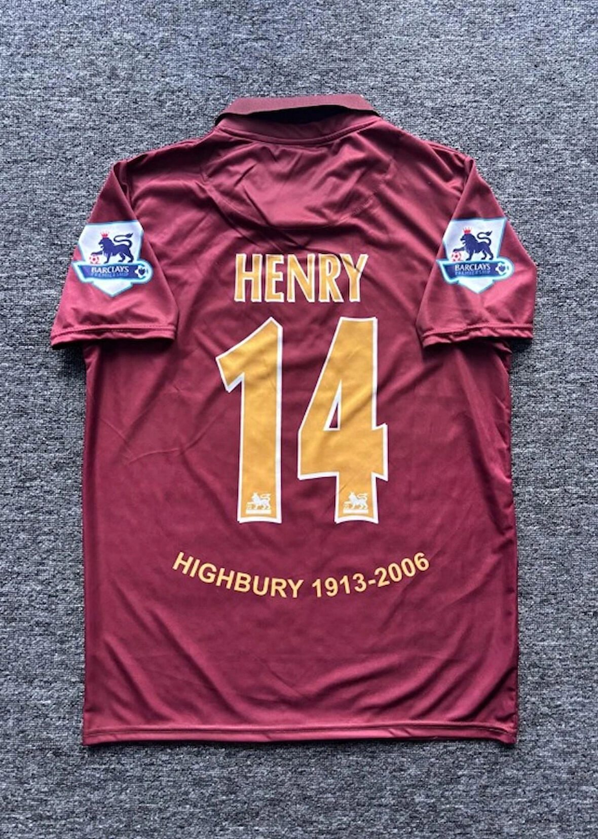 Henry 14 Arsenal Nostalji 2005/06 Sezon Yakalı Forması