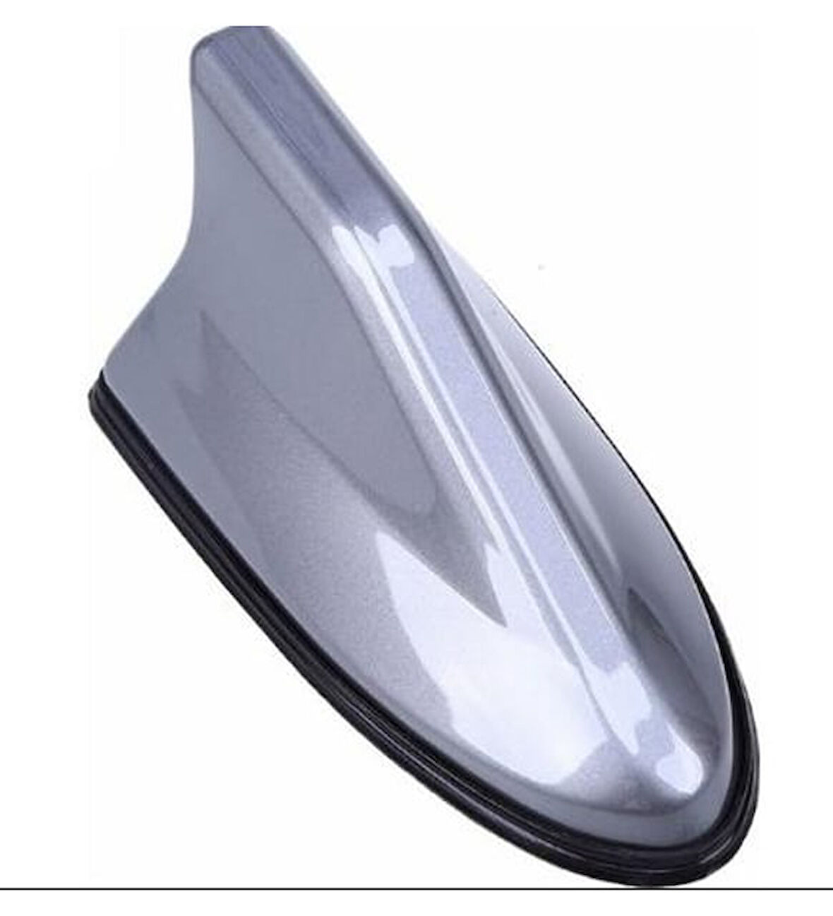 Hyundai I20 Uyumlu Gümüş Gri (Silikonlu) Shark Balina Anten