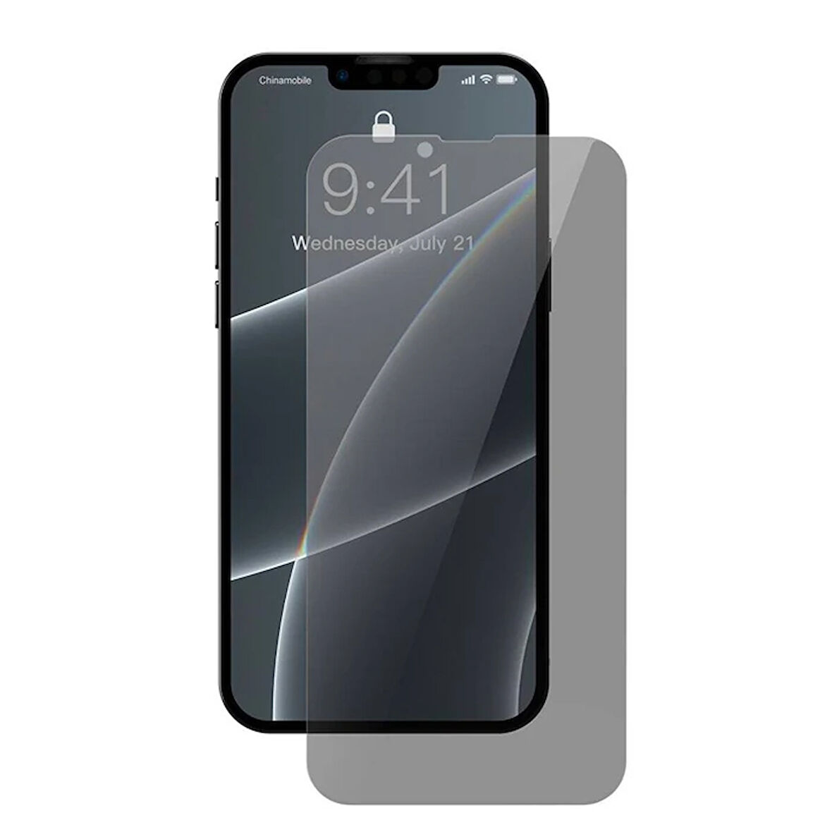 13 Mini Privacy Hayalet Cam Ekran Koruyucu 2 Adet Set-(5775)