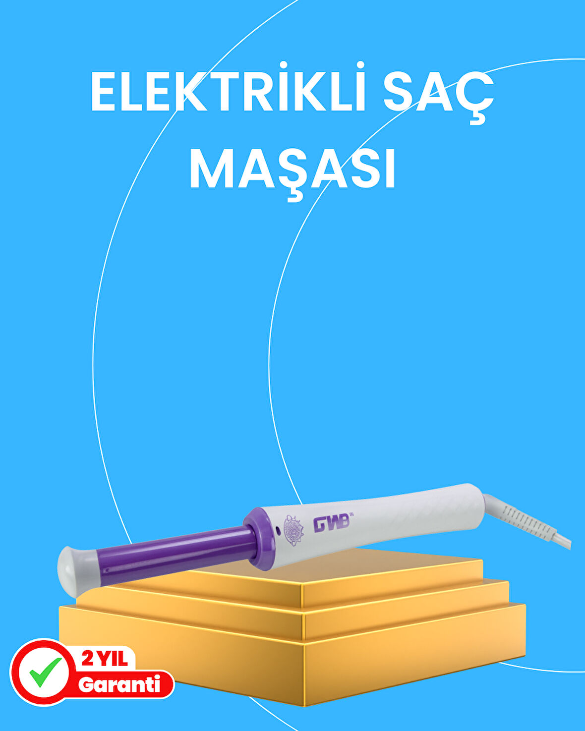 Kompakt Seyahat Tipi Saç Maşası – Parlak Ve Sağlıklı Bukleler