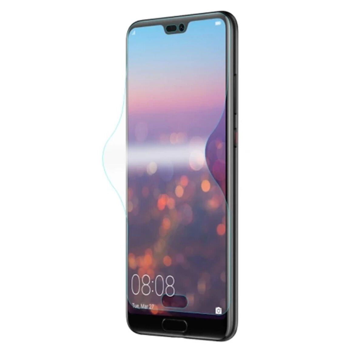 P20 3D Nano Tpu Şeffaf Full Ekran Koruyucu-(5775)