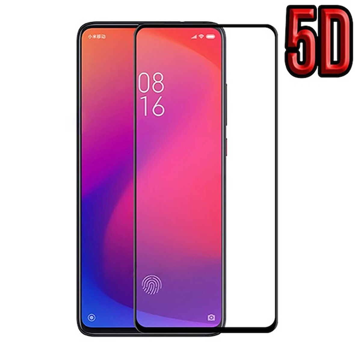 Redmi K20-K20 Pro-Mi 9T 5D Full Kaplama Kırılmaz Cam Ekran Koruyucu-(5775)