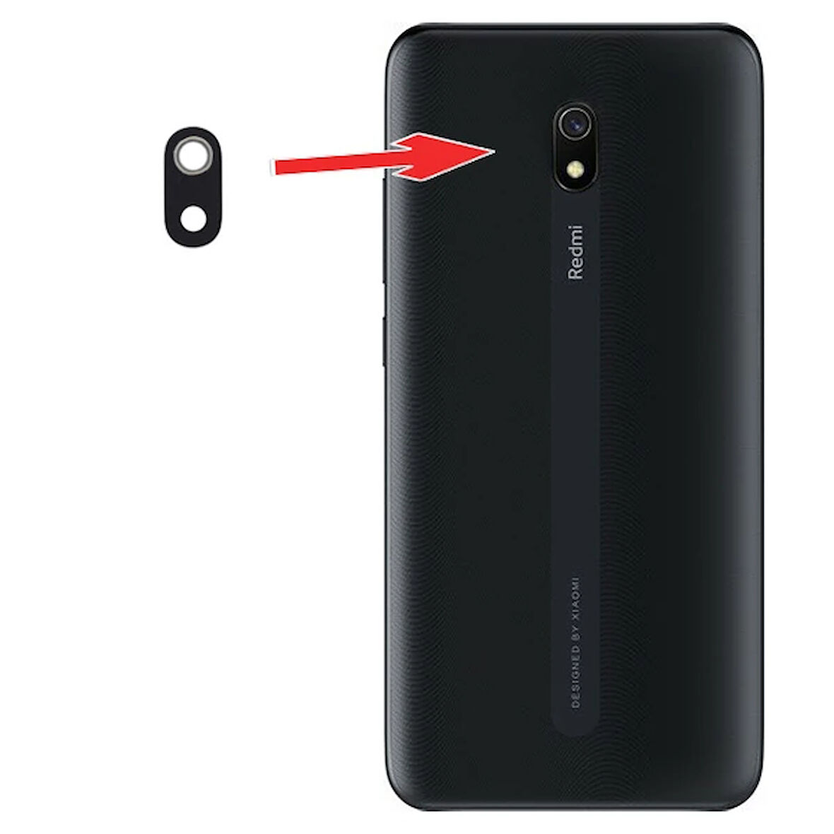 Redmi 8A Arka Kamera Camı Lens-(5775)