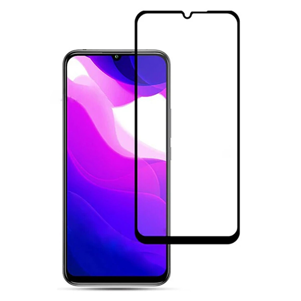 10 Lite 3D Full Tempered Cam Ekran Koruyucu-(5775)