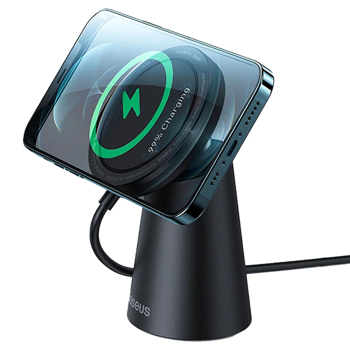 Simple 15-14 -13-12 Serisi Manyetik Kablosuz Şarj Standı-(5775)