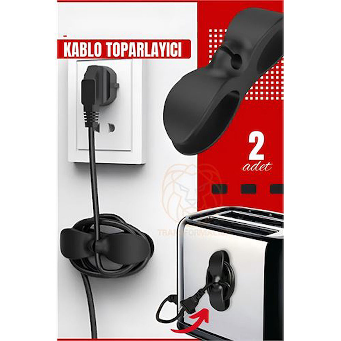 Turk Kablo Sarma Aparatı Airfryer Tost Makina Kablo Toparlama