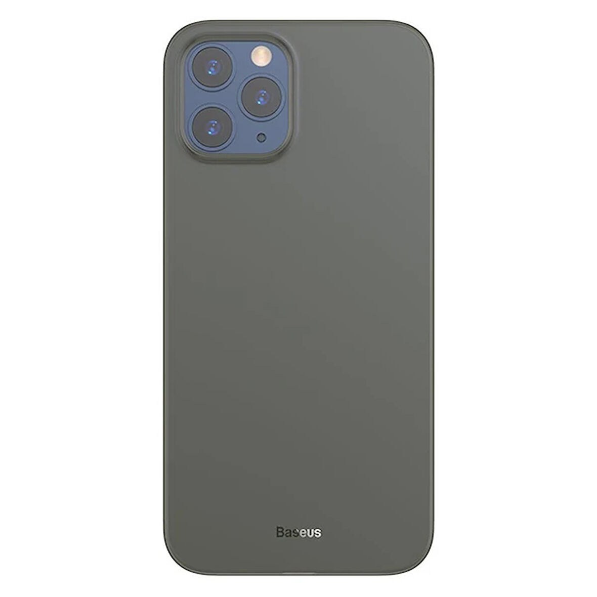 Wing Case İphone 12 6.1 Kılıf İnce Lux Mat Şeffaf Kılıf-(5775)
