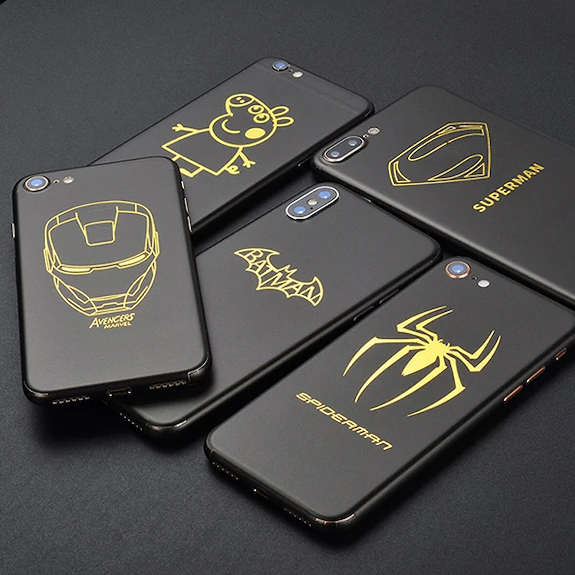 İphone X Xs Desenli Telefon Kaplaması Arka Sticker-(5775)