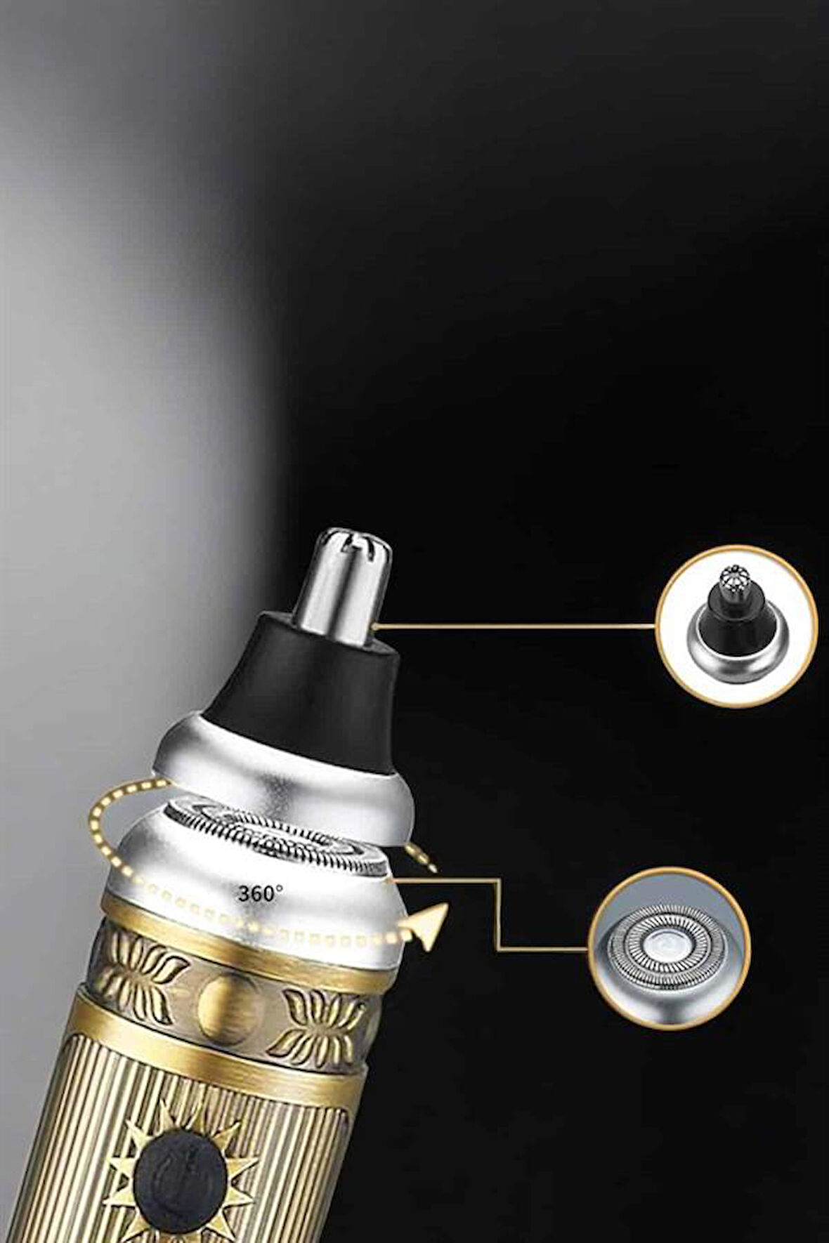 Profesyonel Saç Sakal Ve Vücut Tıraşına Uygun Sıfır Sinek Kaydı Tıraş