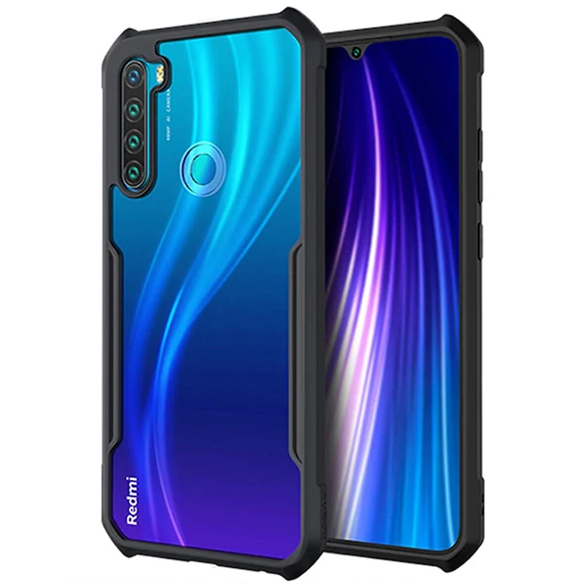 Redmi Note 8T Shok Absorption Pc+Tpu Darbe Emici Kılıf-(5775)