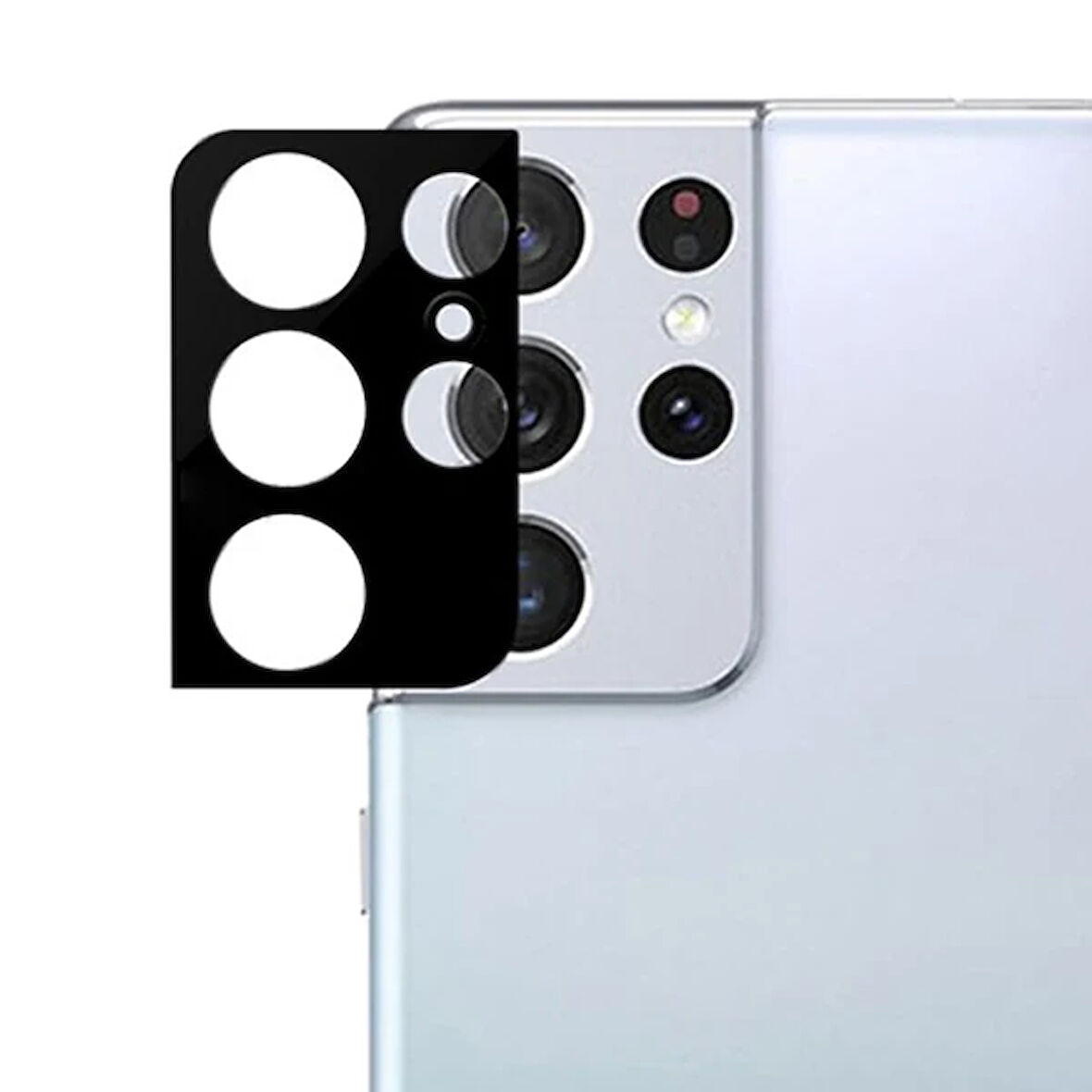 Ally Sm S21 Hd 3D Full Tempered Cam Kamera Koruyucu-(5775)