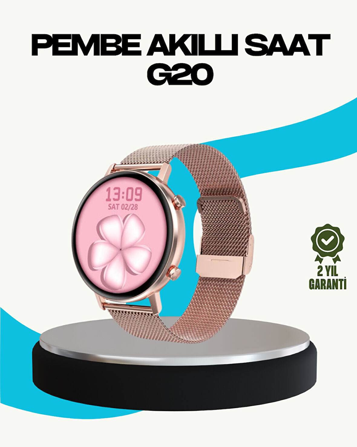 Renkli Ekranlı Akıllı Saat – Kalp Atış Adım Uyku Takibi Ip68 Su Geçirmez