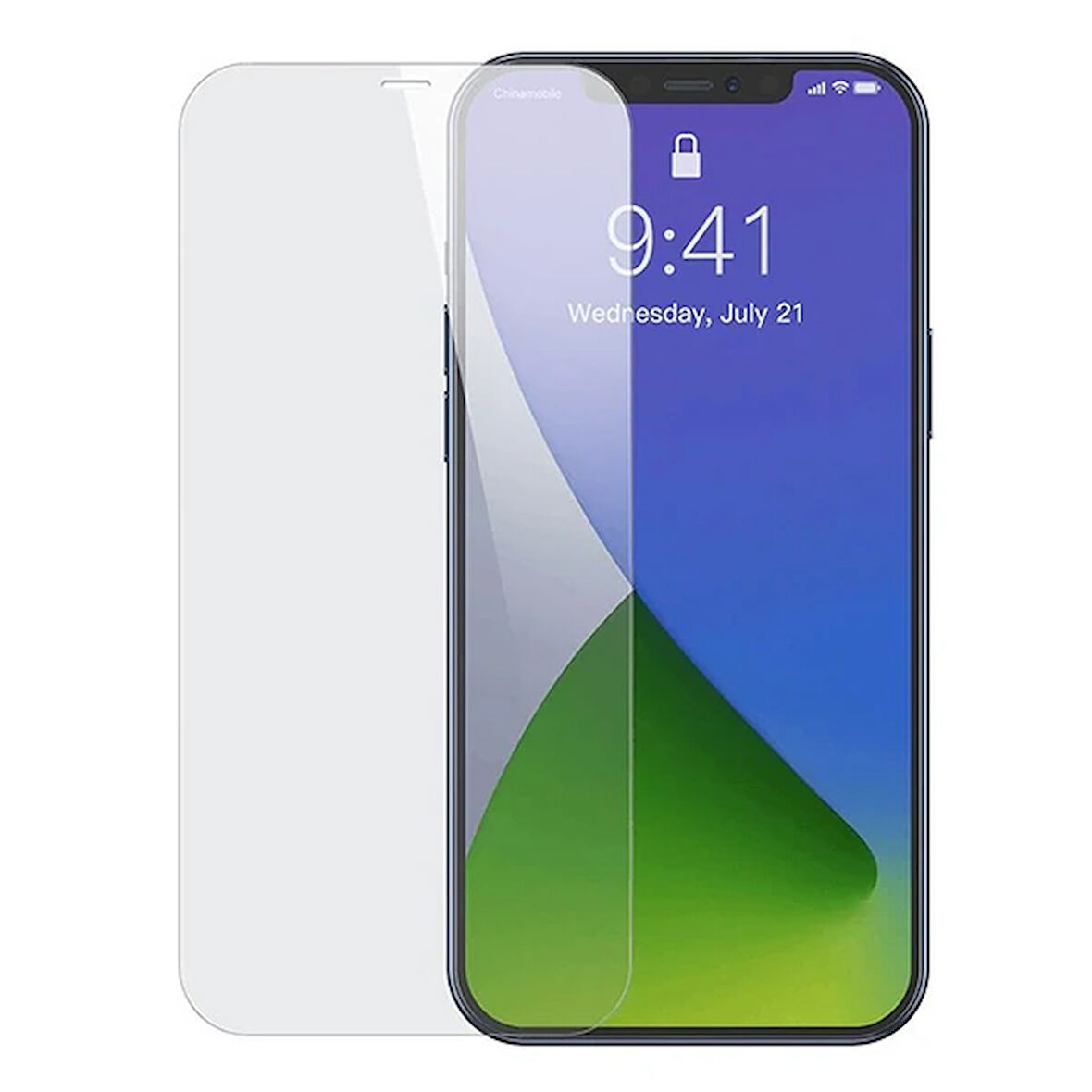 İphone 12 6.7 0.3Mm Ful Tempered Cam Ekran Koruyucu 2 Adet Set-(5775)