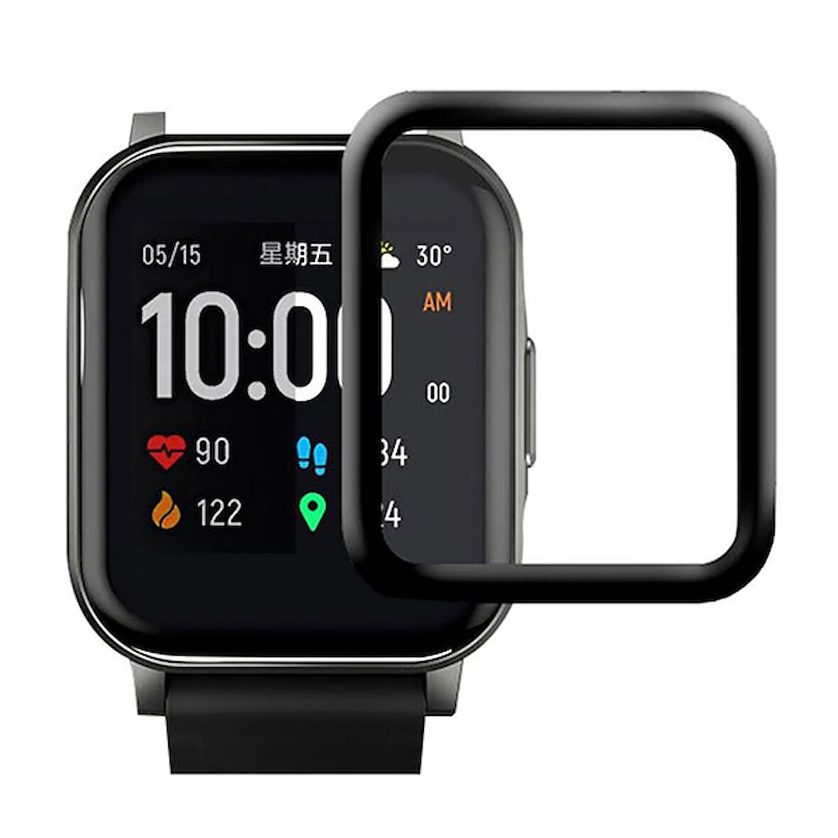 Ally Haylou Ls02 3D Full Kavisli Pmma Cam Ekran Koruyucu-(5775)