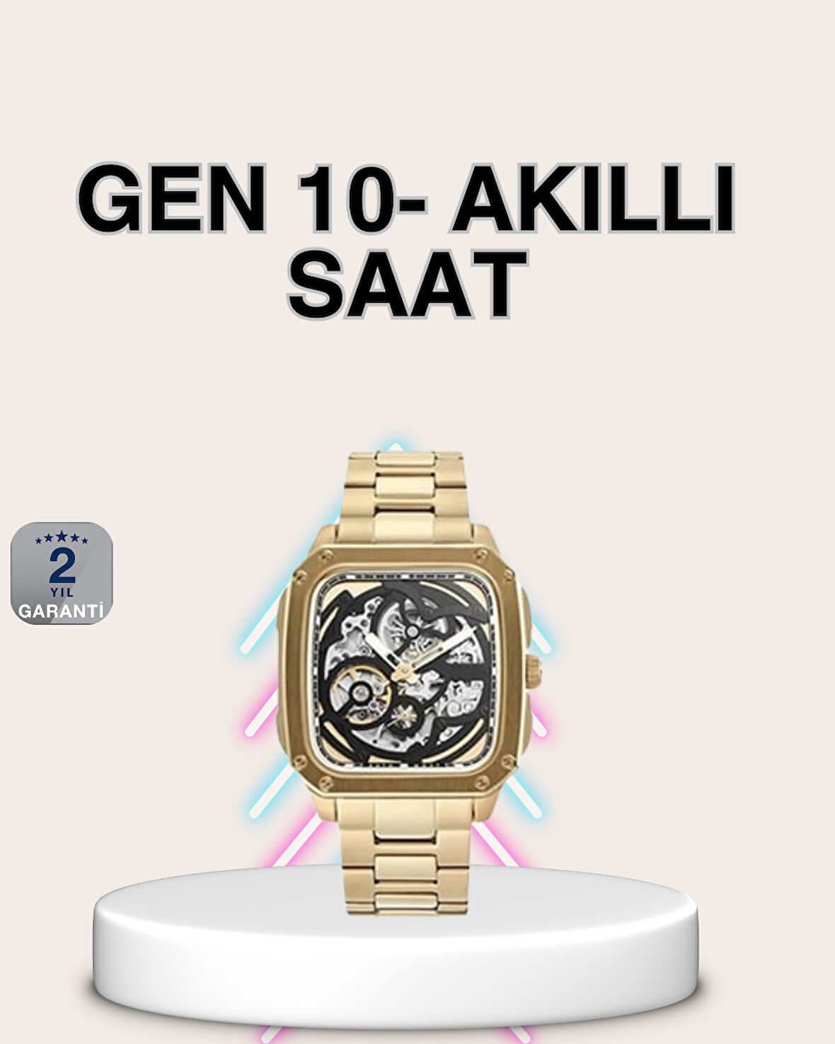 Bluetooth Akıllı Saat Çoklu Dil Desteği Spor Ve Günlük Kullanım