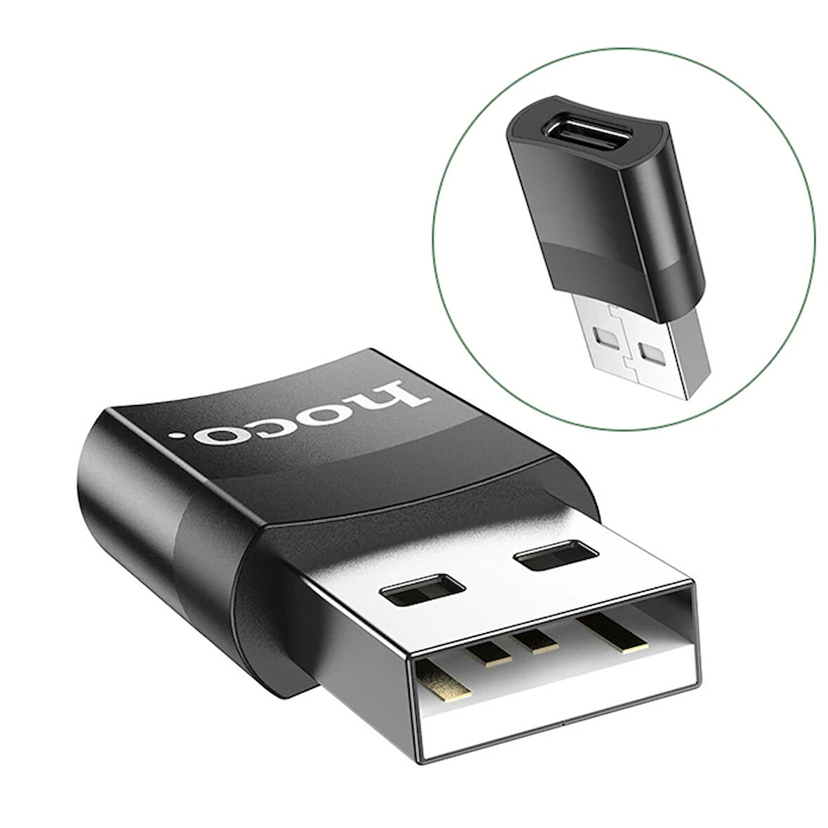 Hoco Ua17 Dişi Type-C To Erkek Usb Dönüştürücü Çevirici Adaptör-(5775)