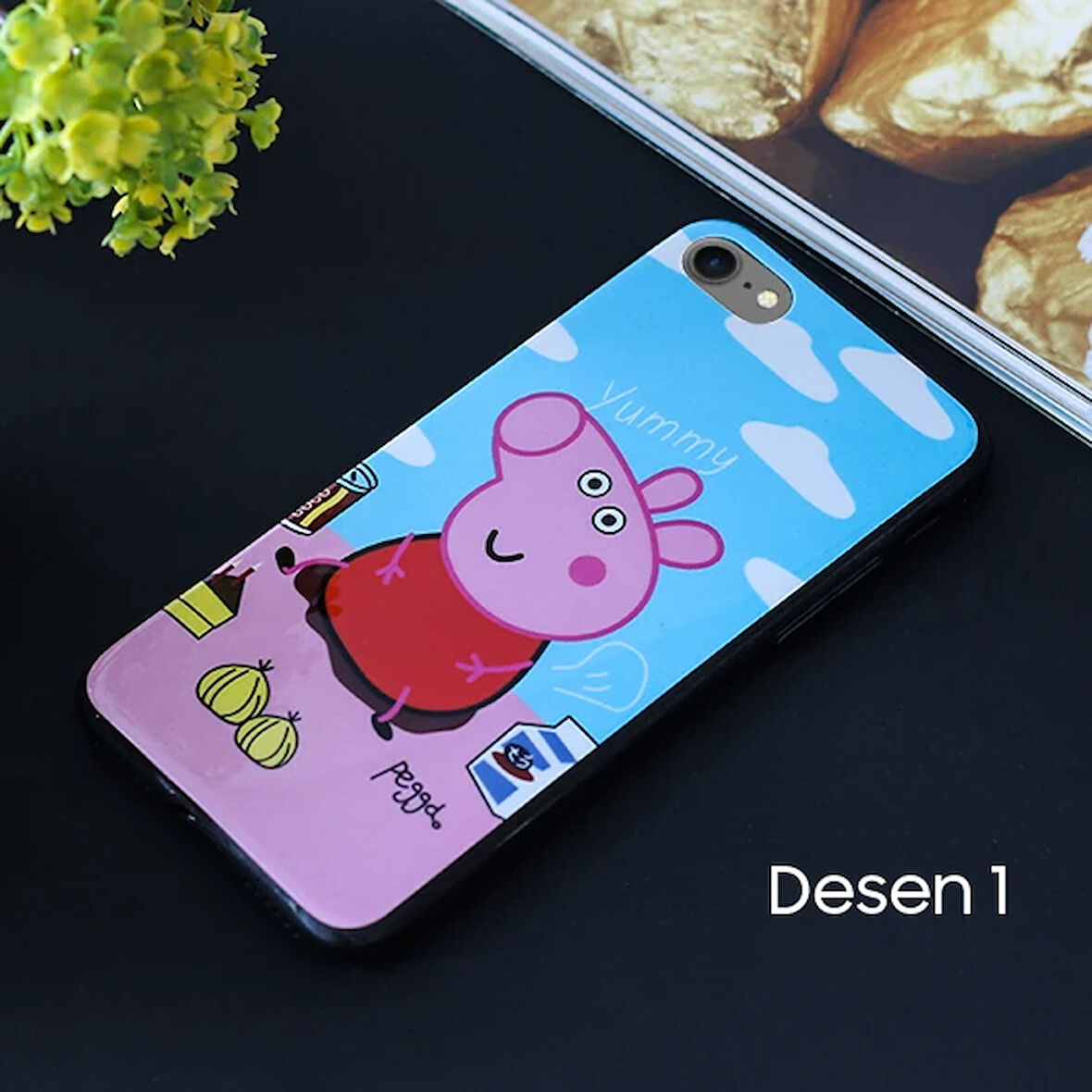 İphone 6İphone 6S 3D Figürlü Silikon Kılıf-(5775)