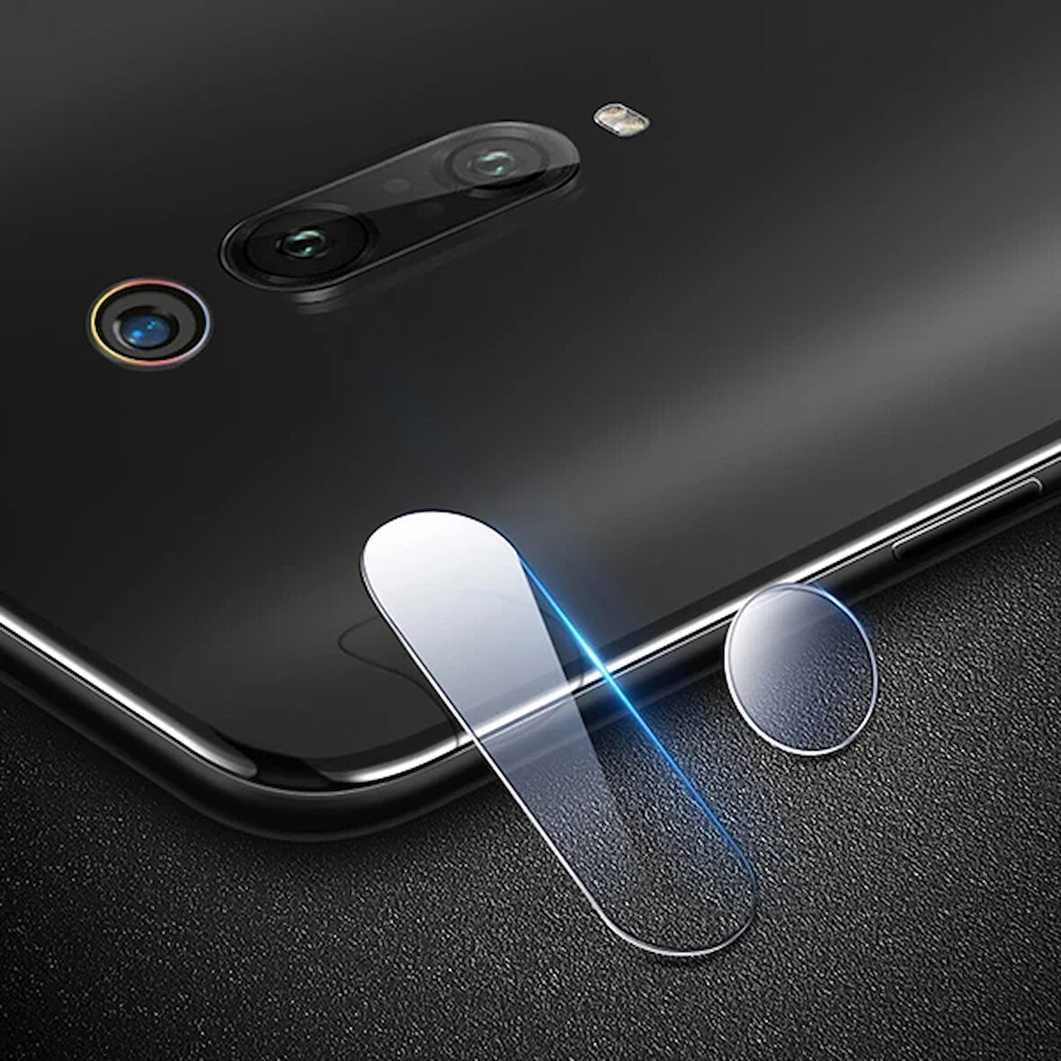 Redmi K20/K20Pro-Mi 9T/Mi 9Tpro Yüksek Çözünürlüklü Kamera Lens Koruma Camı-(5775)