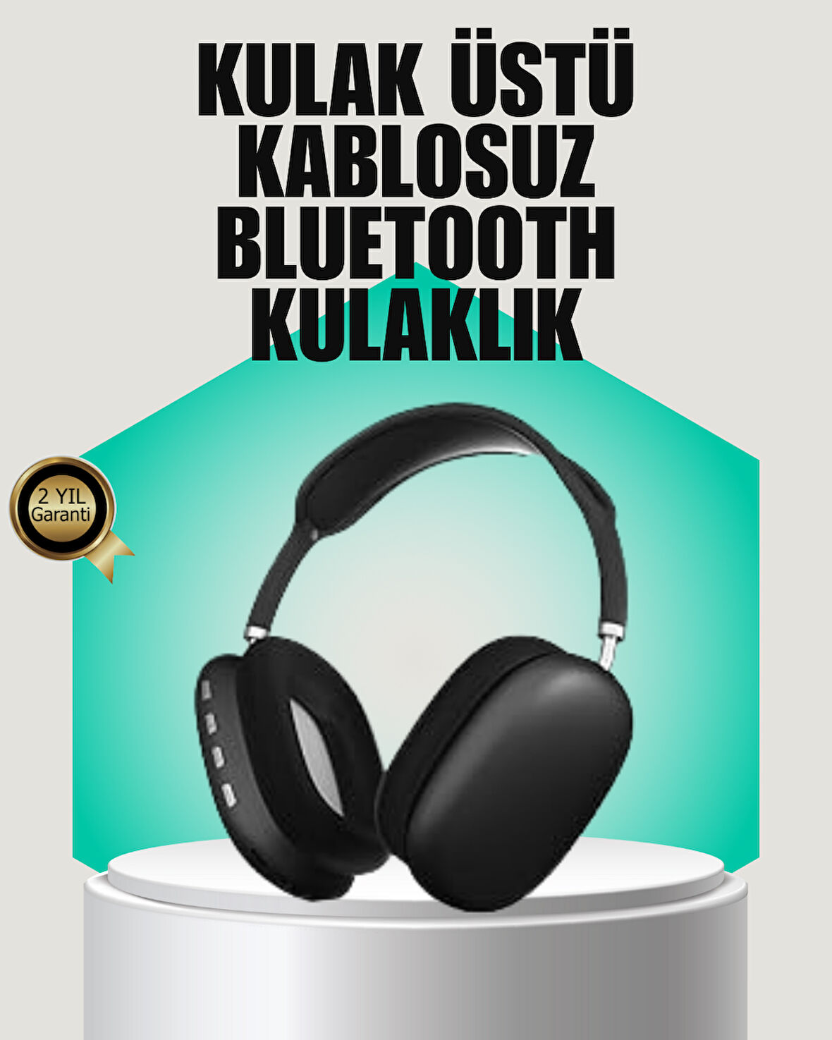 Stereo Ses Kaliteli Bluetooth Kulaklık | Katlanabilir Ve Ergonomik Tasarım