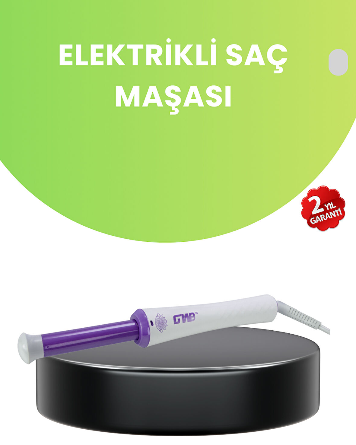 Gw Profesyonel Saç Kıvırıcı – 140-210°C Isı Ayarlı Taşınabilir Tasarım