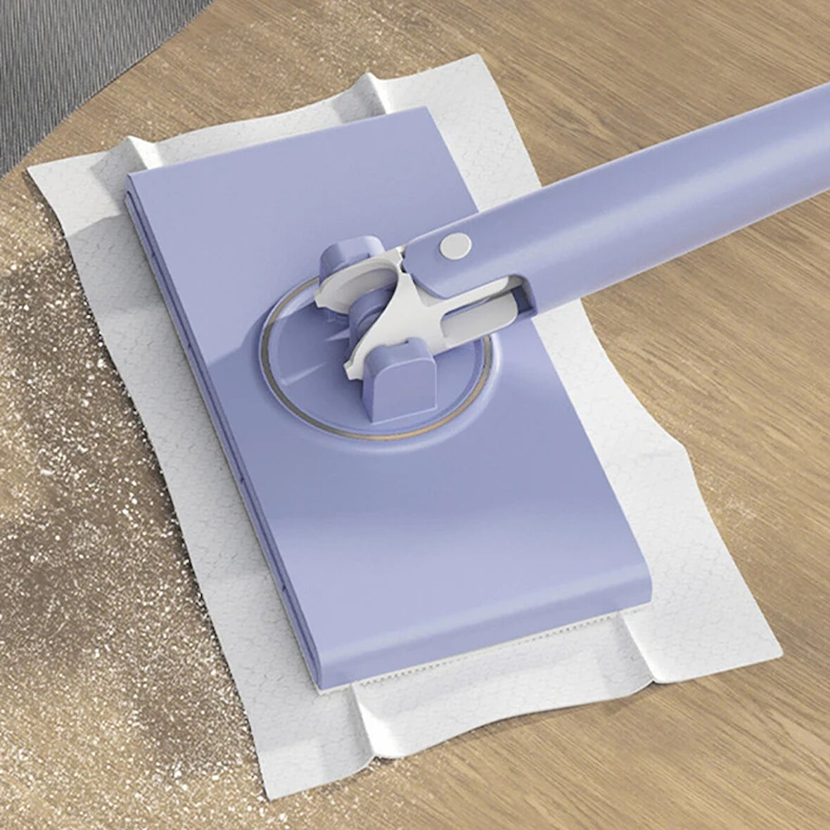 Ally Yüzey Temizlik Havlusu Kullan At Temizlik Bezi Için Küçük Otomatik Mini Mop - 4Adet Bez Hediye-