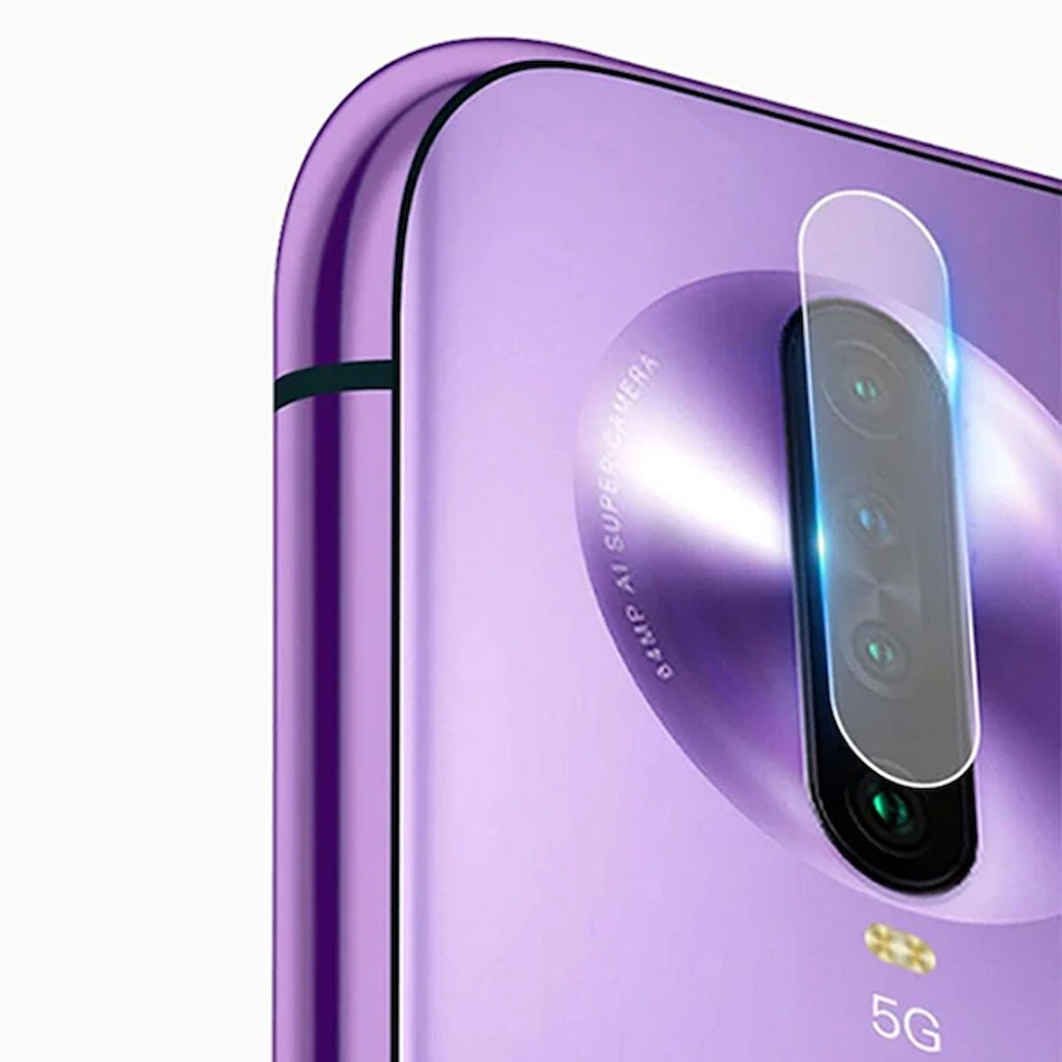 Redmi K30 Tempered Kamera Koruyucu Kırılmaz Cam-(5775)