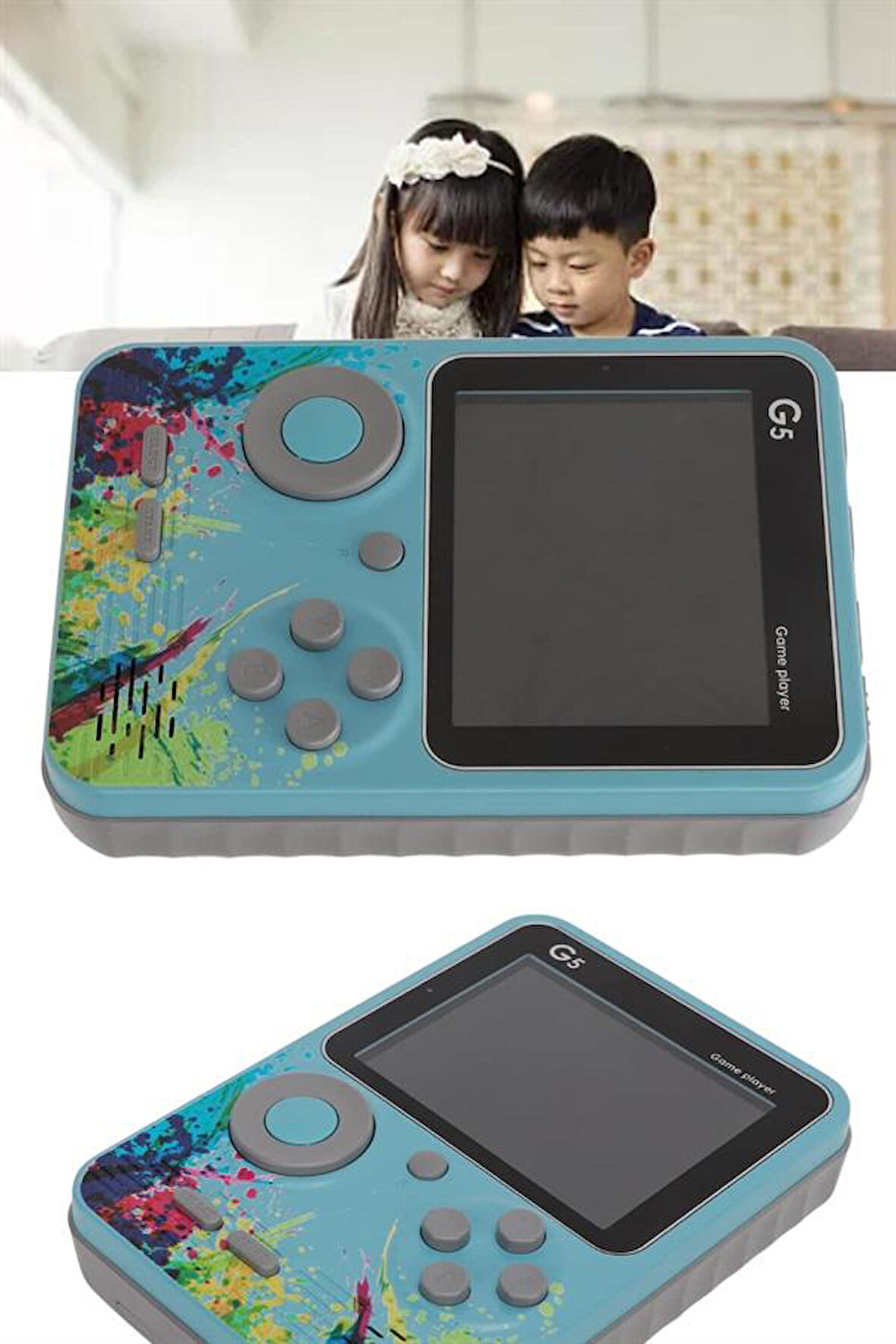 Game Box Mini 500 Adet Oyun Taşınabilir Oyun Konsolu