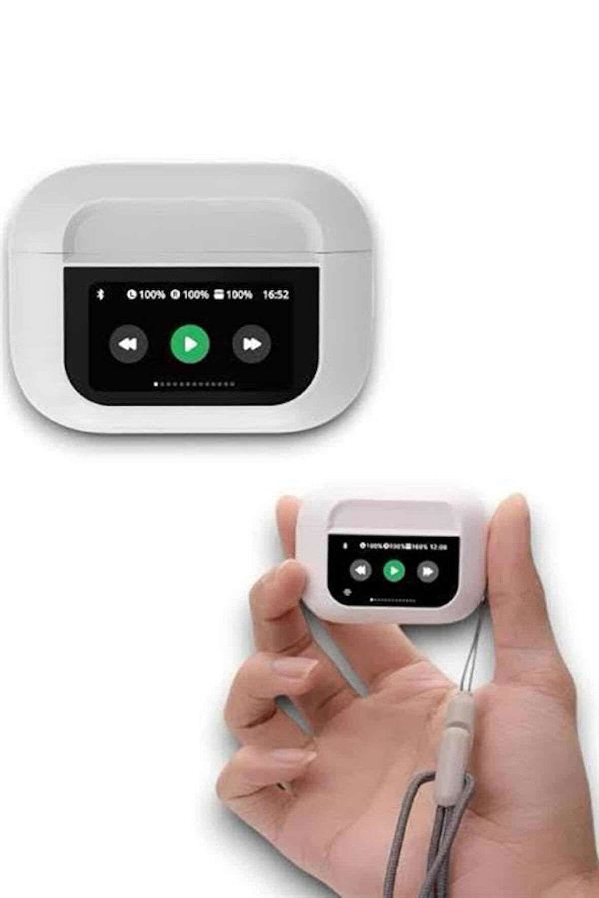 Dokunmatik Ekranlı Bluetooth Kulaklık Tws İos Android Tüm Telefonlara Uyumlu Kulaklık