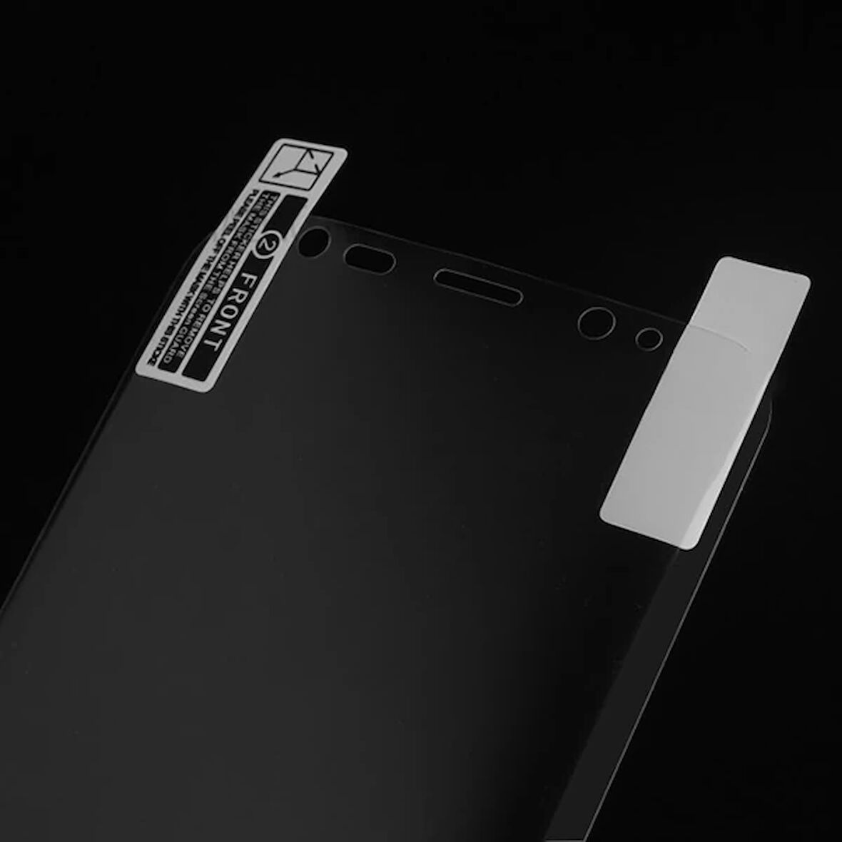 Ally Note 9 3D Kavisli Şeffaf Darbe Emici Ekran Koruyucu Pet-(5775)