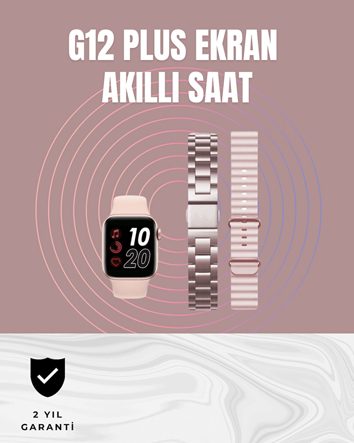 Titreşimli Bildirimli Akıllı Saat – Nabız Gps Spor Modları Telefon Eşleştirme Özellikli